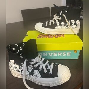 Converse Chuck 70 Black and White Scooby-Doo High-Tops